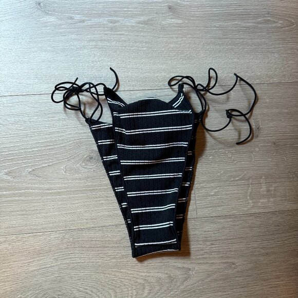Tropic of C Striped Bikini Bottom - Picture 1 of 1